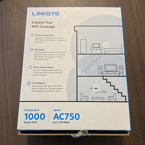 Linksys Boost WiFi Range Extender - Picture 4 of 8